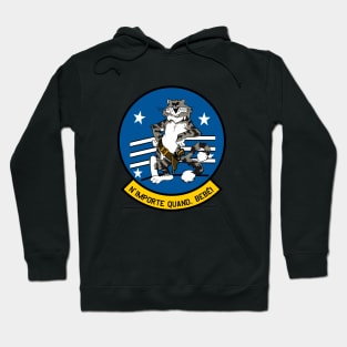 F-14 Tomcat - N'Importe Quand, Bebé! - Clean Style Hoodie